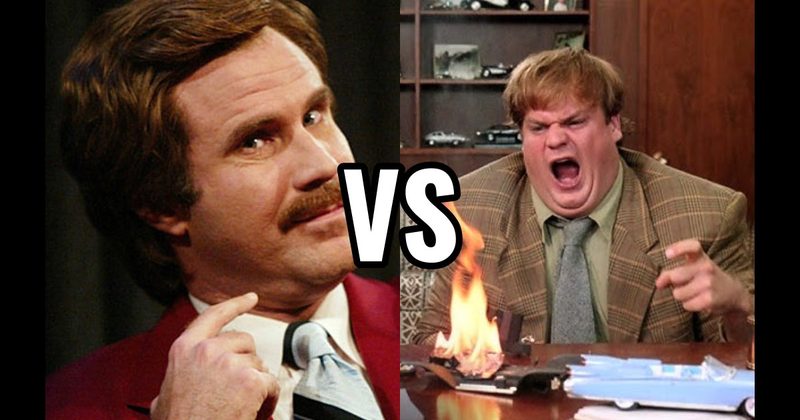 Ron Burgundy (Anchorman) vs. Tommy Callahan (Chris Farley)