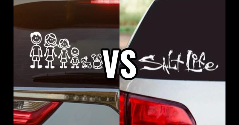 Salt Life vs. Stick Figure Family