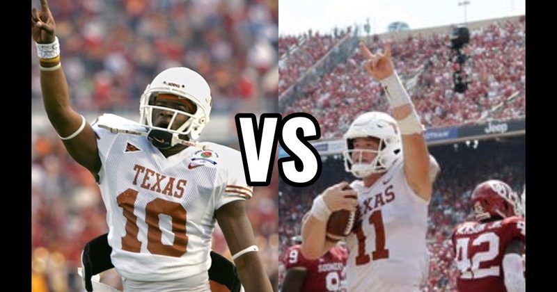 Sam Ehlinger vs. Vince Young
