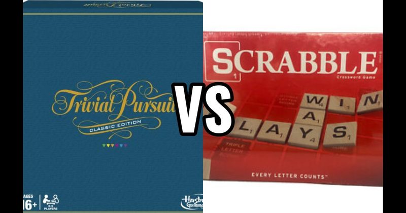 Scrabble vs. Trivial Pursuit