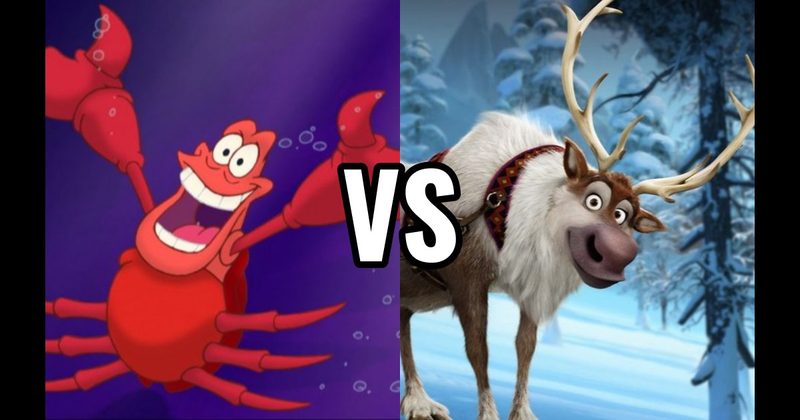 Sebastian (Little Mermaid) vs. Sven (Frozen)