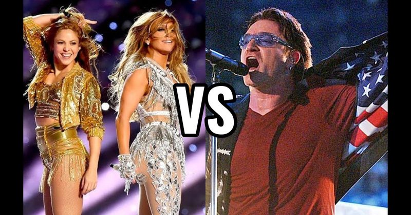 Shakira & J.Lo (2020) vs. U2 (2002)