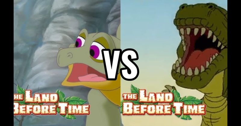 Sharptooth vs. Spike (Land Before Time)