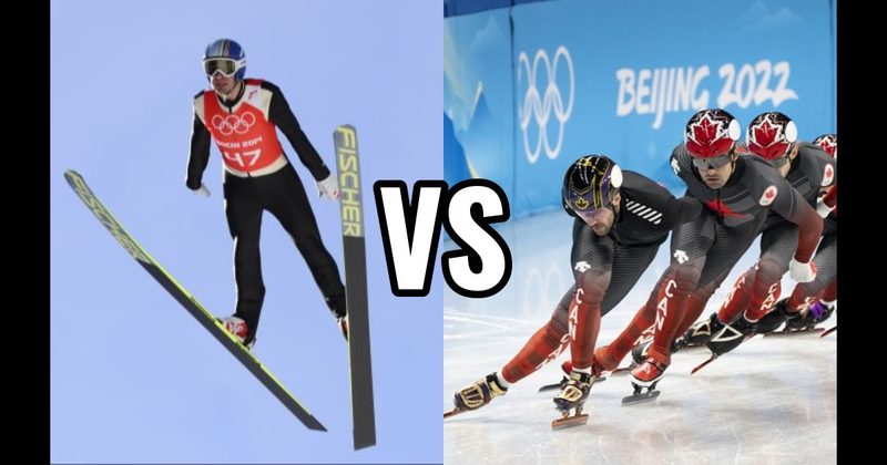 Short Track Speed Skating vs. Ski Jumping