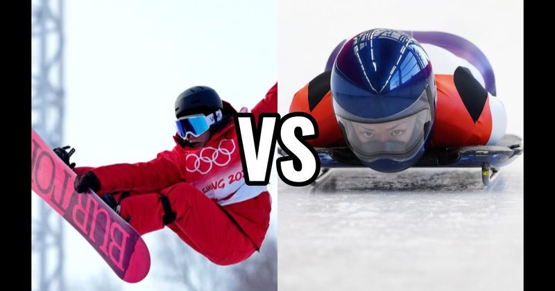 Skeleton vs. Snowboarding
