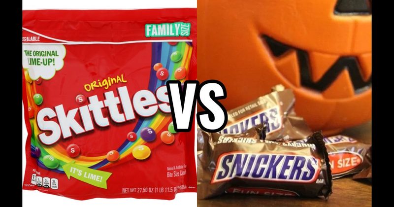 Skittles vs. Snickers