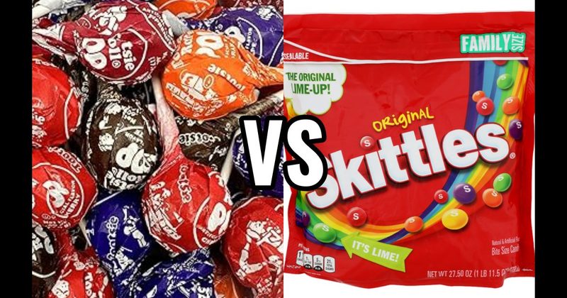 Skittles vs. Tootsie Roll Pops