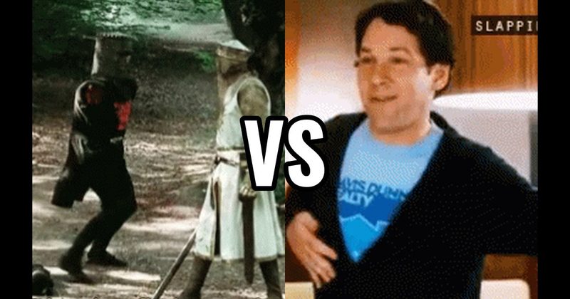 Slappin’ da Bass Scene (I Love You, Man) vs. The Black Knight (Monty Python And The Holy Grail)