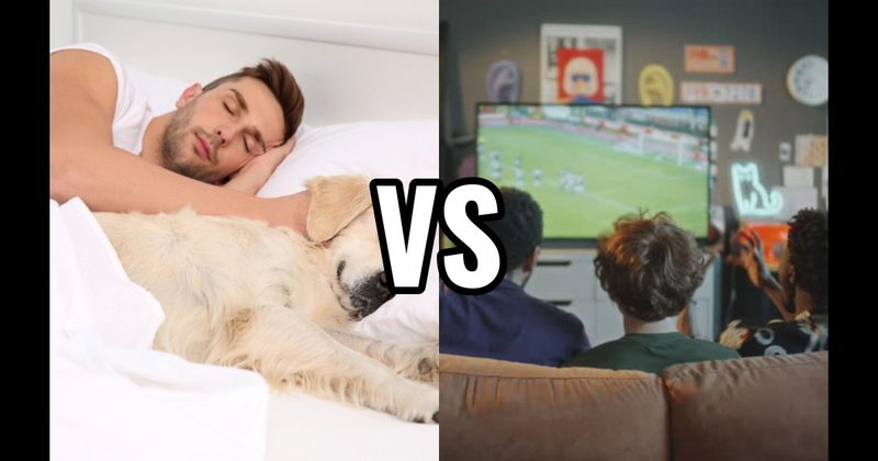 Sleeping In vs. Watching Live Sports