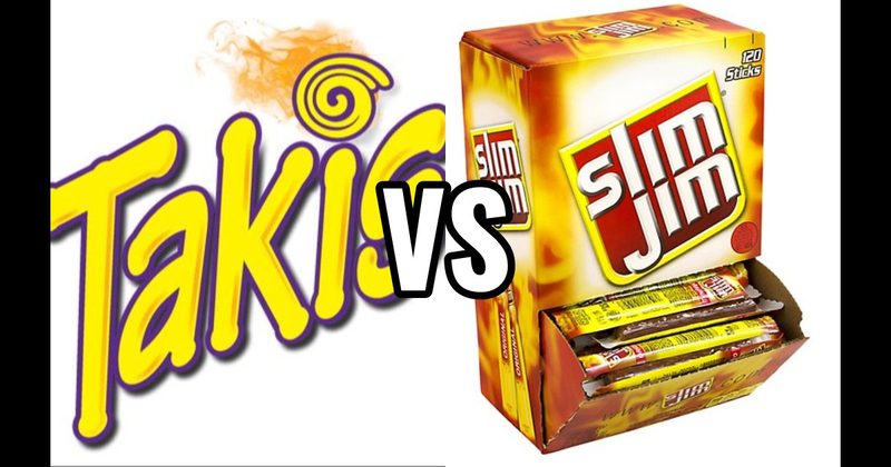 Slim Jim vs. Takis