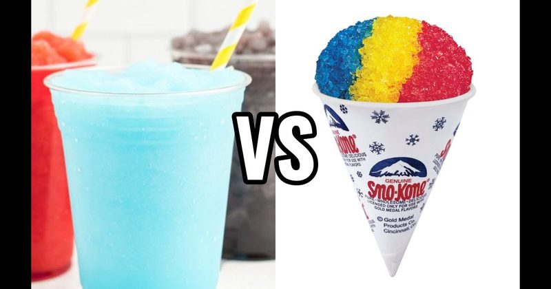 Slushies vs. Snow Cones