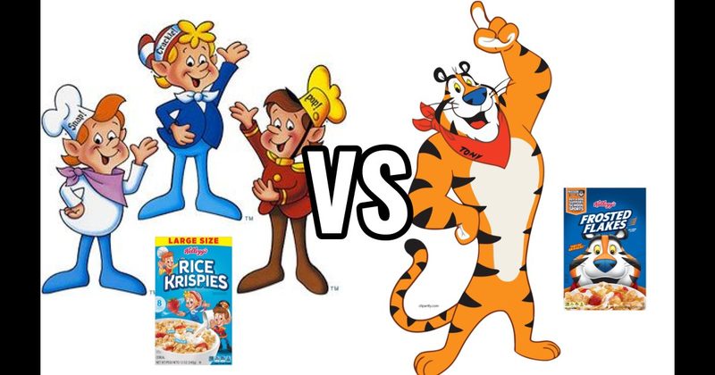Snap, Crackle, and Pop vs. Tony the Tiger