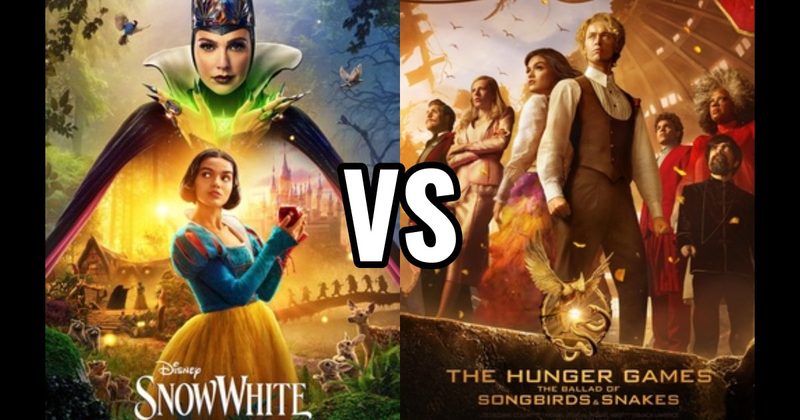 Snow White (2024) vs. The Hunger Games: The Ballad of Songbirds & Snakes (2023)