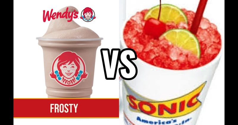 Sonic Cherry Limeade vs. Wendy’s Frosty