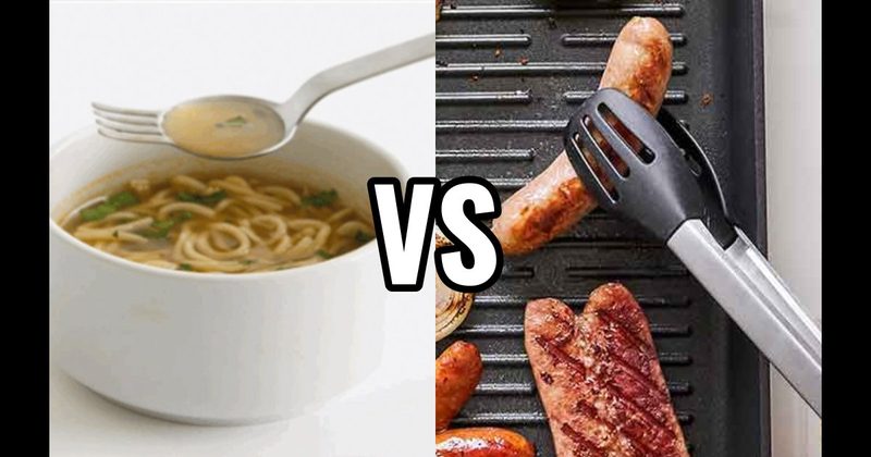 Spork vs. Tongs
