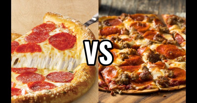 St. Louis-Style Pizza vs. Stuffed Crust Pizza