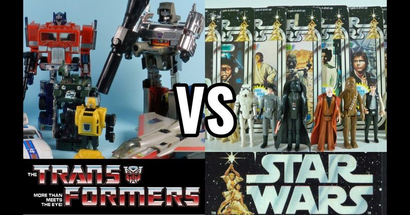 Star Wars (Kenner → Hasbro, 1977–present) vs. Transformers (Hasbro, 1984–present)