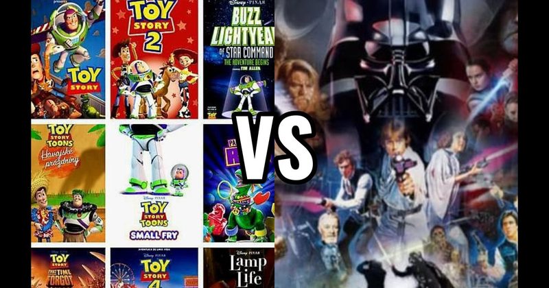 Star Wars Movies vs. Toy Story  Movies
