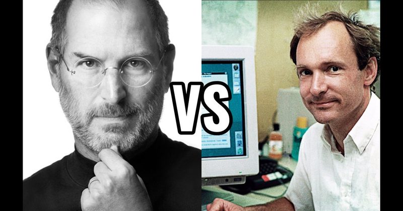 Steve Jobs vs. Tim Berners-Lee