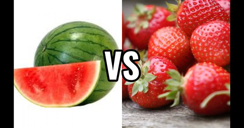 Strawberry vs. Watermelon