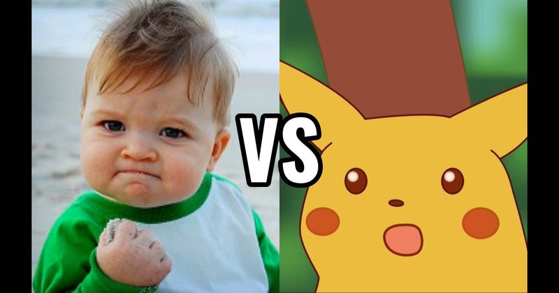 Success Kid vs. Surprised Pikachu