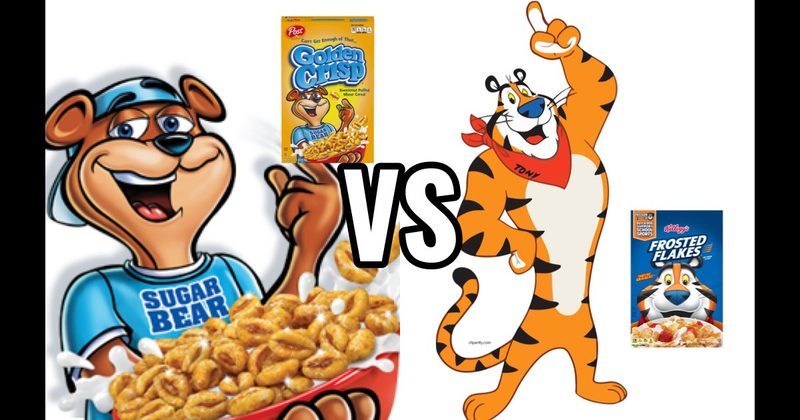 Sugar Bear vs. Tony the Tiger