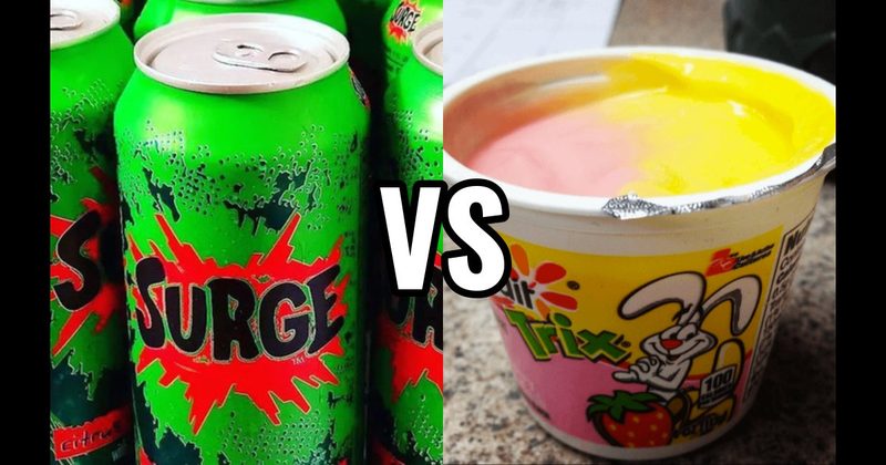 Surge vs. Trix Yogurt