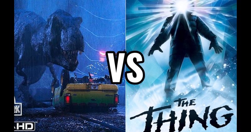 T-Rex (Jurassic Park) vs. The Thing