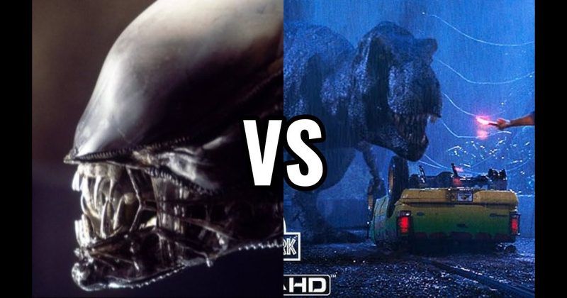 T-Rex (Jurassic Park) vs. Xenomorph (Alien)