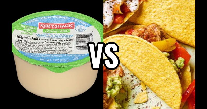 Taco Day vs. Vanilla Pudding Cup