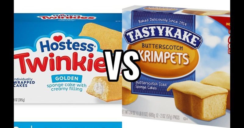 Tastykake Krimpets (Tastykake) vs. Twinkies (Hostess)