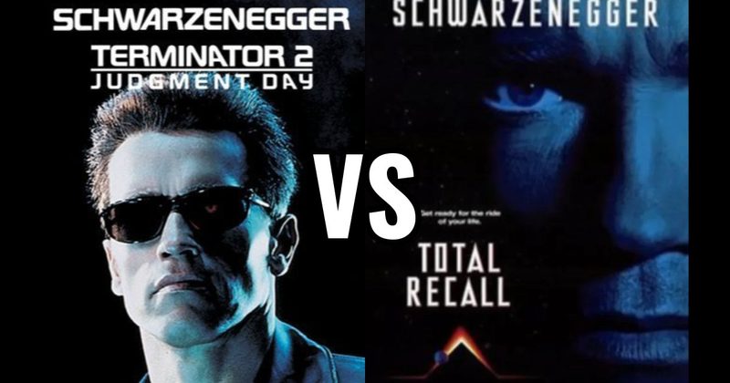 Terminator 2: Judgment Day (1991) vs. Total Recall (1990)