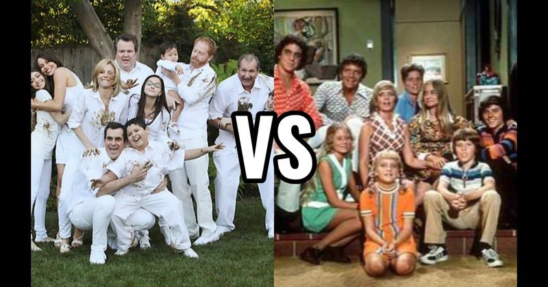 The Bradys (The Brady Bunch) vs. The Pritchetts/Dunphys (Modern Family)