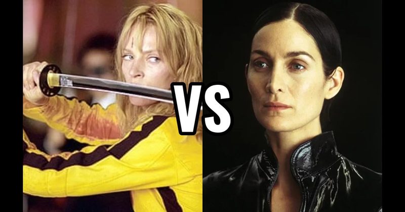 The Bride / Beatrix Kidd (Kill Bill) vs. Trinity (The Matrix)