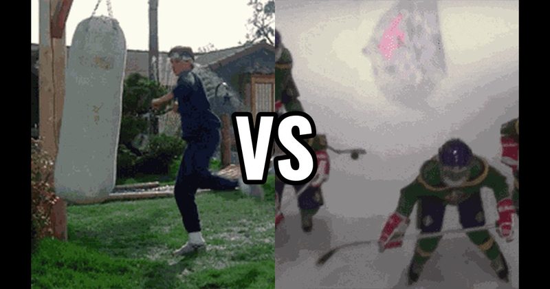 The Karate Kid vs. The Mighty Ducks (Training)