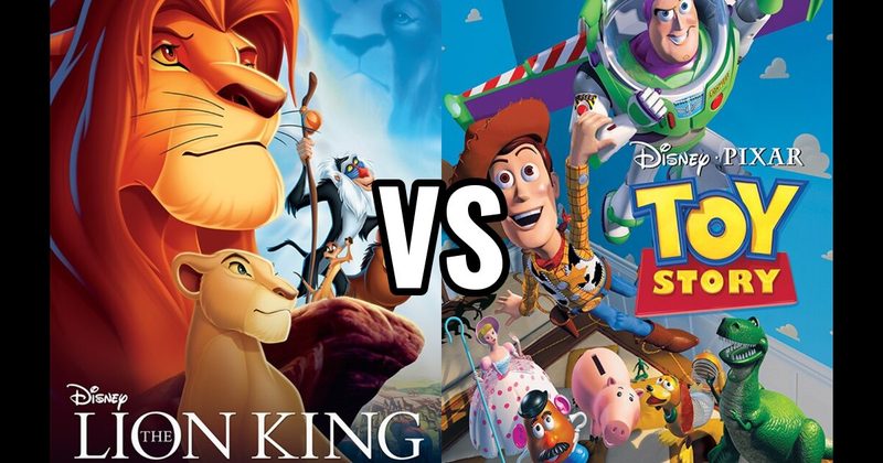 The Lion King vs. Toy Story (1995)