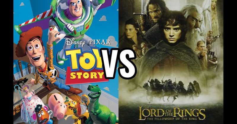 The Lord of the Rings: The Fellowship of the Ring (2001) vs. Toy Story (1995)