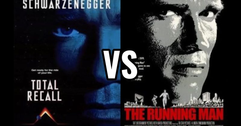 The Running Man (1987) vs. Total Recall (1990)