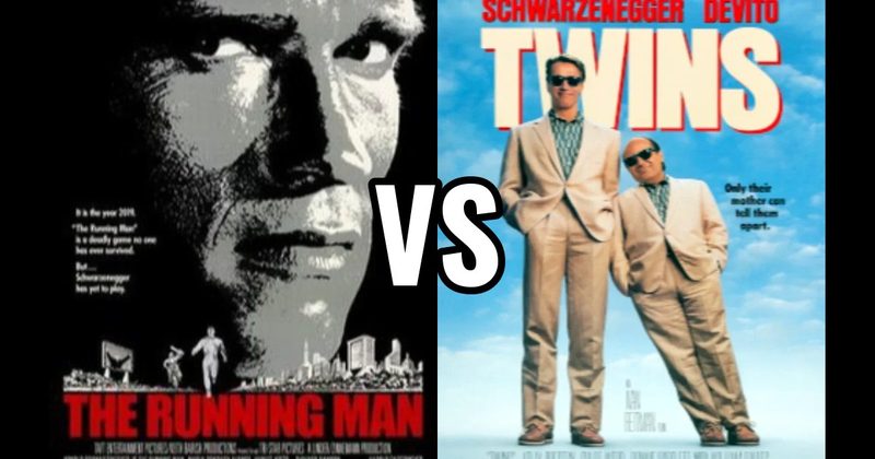 The Running Man (1987) vs. Twins (1988)