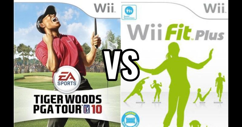 Tiger Woods PGA Tour 10 vs. Wii Fit Plus