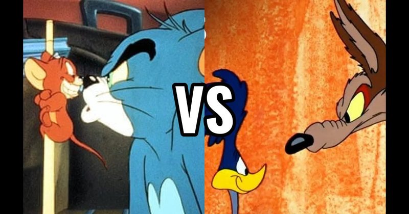 Tom vs. Jerry (Tom and Jerry) vs. Wile E. Coyote vs. Road Runner (Looney Tunes)