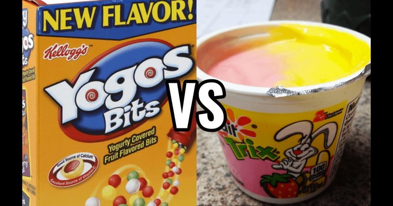Trix Yogurt vs. Yogos