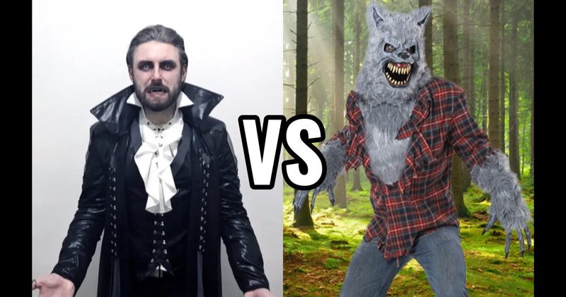 Vampire Costume vs. Werewolf Costume