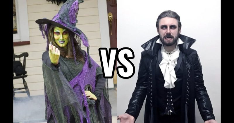 Vampire Costume vs. Witch Costume