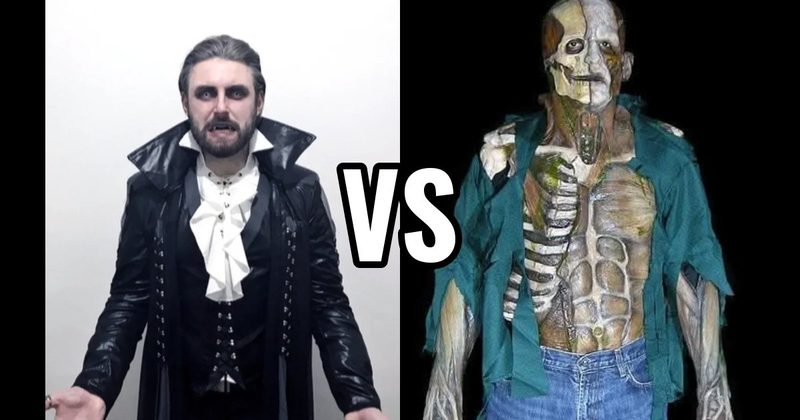 Vampire Costume vs. Zombie Costume