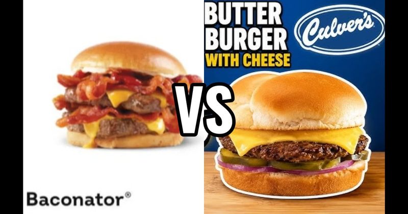  Wendy’s Baconator vs. Culver’s ButterBurger Cheese