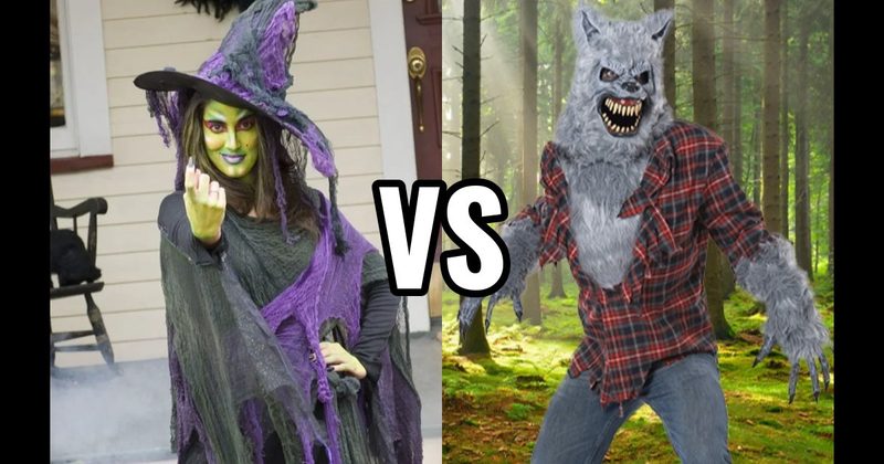 Werewolf Costume vs. Witch Costume