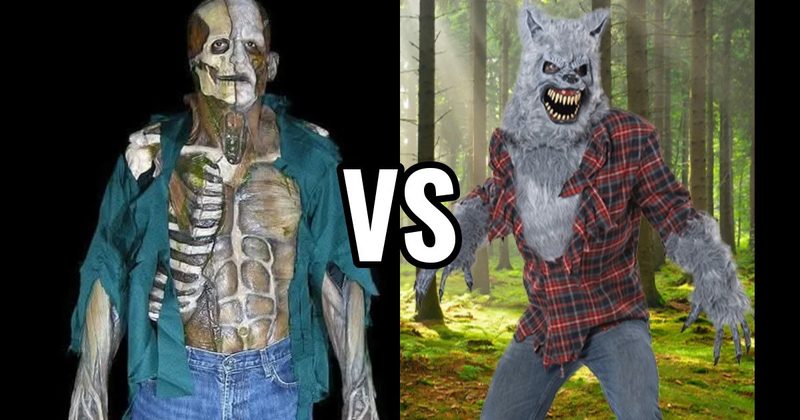 Werewolf Costume vs. Zombie Costume