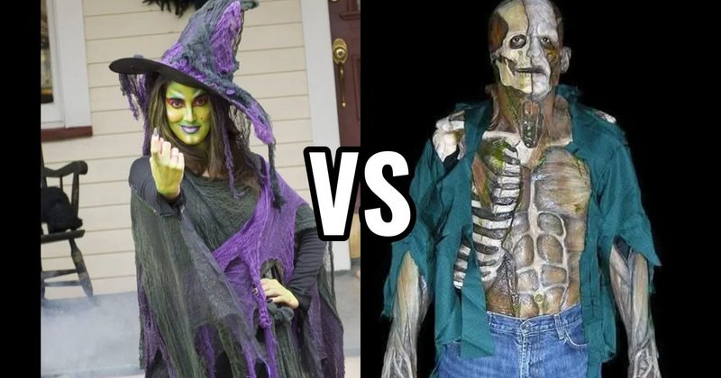 Witch Costume vs. Zombie Costume