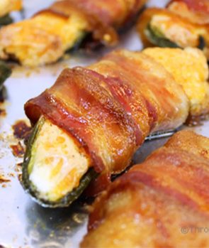 Bacon-Wrapped Jalapeño Poppers